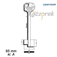 Zasuwowy 036 - Wittkopp 95 mm kl. A - klucz surowy